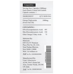 1st Wellness Omega 3 Fish Oil Capsule
