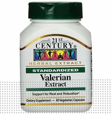 21st Century Valerian Extract Vegetarian Capsules