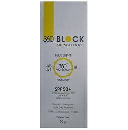 360° Block Sunscreen Gel SPF 50+ PA+++ | 360° UVA/UVB & IR Protection