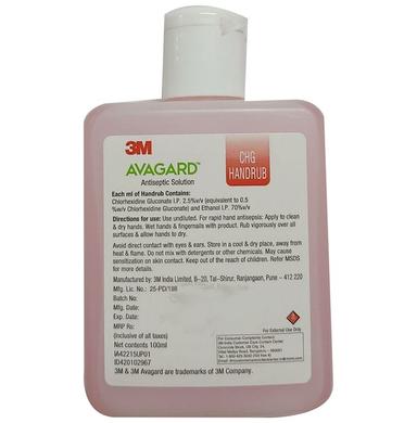 3M Avagard CHG Handrub Hand Sanitizer Antiseptic Solution