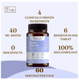7X Wellness Combo Pack of Nutrient Balance & Simply Flawless Tablet (60 Each)