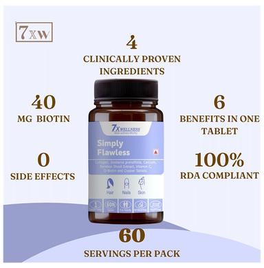 7X Wellness Combo Pack of Nutrient Balance & Simply Flawless Tablet (60 Each)