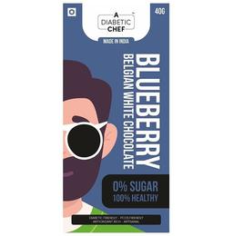 A Diabetic Chef Blueberry Belgian White Chocolate (40gm Each)