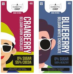 A Diabetic Chef Chocolate (40gm Each) Berrylicious Pack