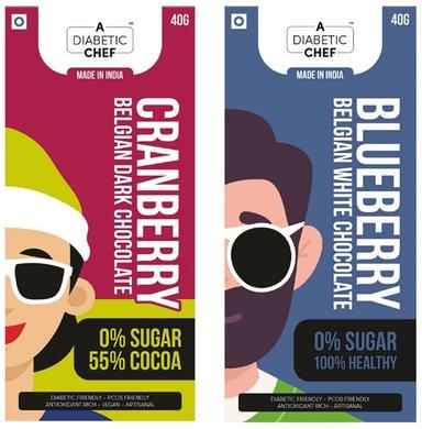 A Diabetic Chef Chocolate (40gm Each) Berrylicious Pack