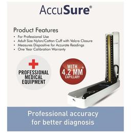 AccuSure Mercury Sphygmomanometer