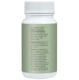 Azafran Actives Organic Flaxseed Oil Softgel Capsules