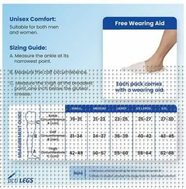 actiLEGS Class I Medical Compression Stocking Open Toe Medium Skin Colour Thigh Length