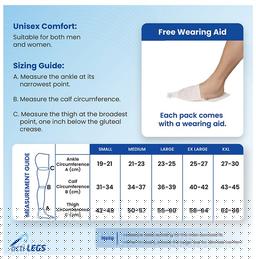 actiLEGS Class I Medical Compression Stocking Open Toe Thigh Length Skin Colour XXL