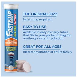 Fast&Up Cola Hydration Reload+Caffeine Effervescent Tablet