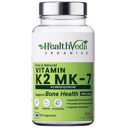 HealthVeda Pure & Natural Vitamin K2 MK 7 Capsule