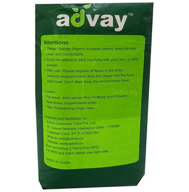 Advay Medicated Adult Diaper Large