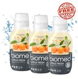 Biomed Complete Care Natural Foam Mouthwash (250ml Each) Citrus Fresh Buy 2 Get 1 Free