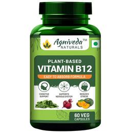 Agniveda Naturals Plant-Based Vitamin B12 Veg Capsules