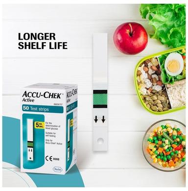 Accu-Chek Combo Pack of 2 Pack Active Test Strip (50 Each) & 4 Pack Softclix Lancet (25 Each)