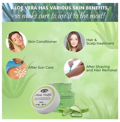 Aloe Veda Nourishing Aloe Vera Gel (with Green Tea Extracts & Vitamin E)