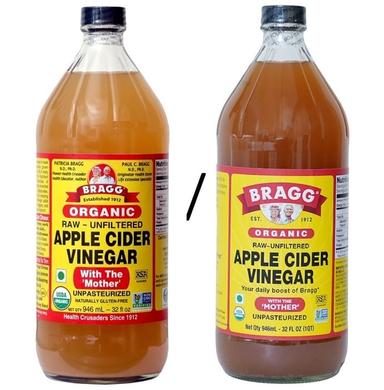 Bragg Organic Apple Cider Vinegar ACV with the Mother | Raw & Unfiltered