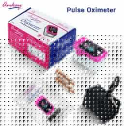 Amkay Pulse Oximeter - Measure Oxygen Level and Pulse Rate Quickly - Provides Fast, Accurate Results