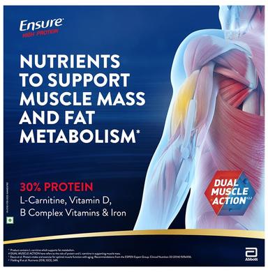 Ensure High Protein Drink for Physically Active Adults | Powder Vanilla
