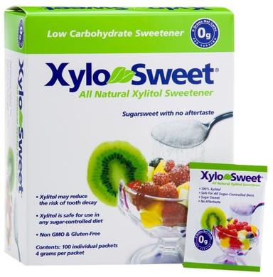 Xlear XyloSweet Xylitol Natural Sugarfree Sweetener Sachet (4gm Each)
