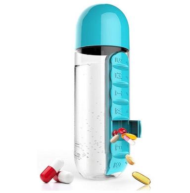 Balaji Exim Pill & Vitamin Organizer Water Bottle